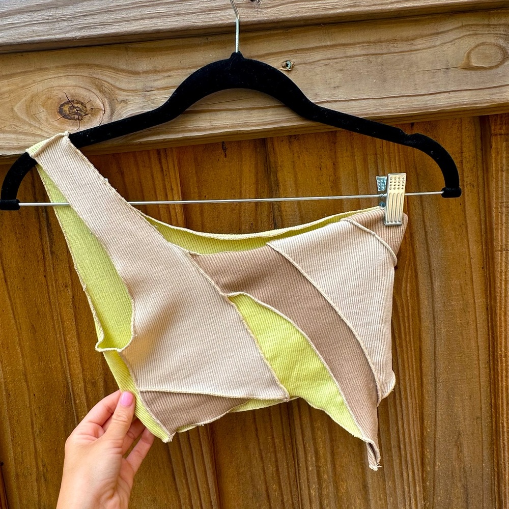Patch Work Crop Top